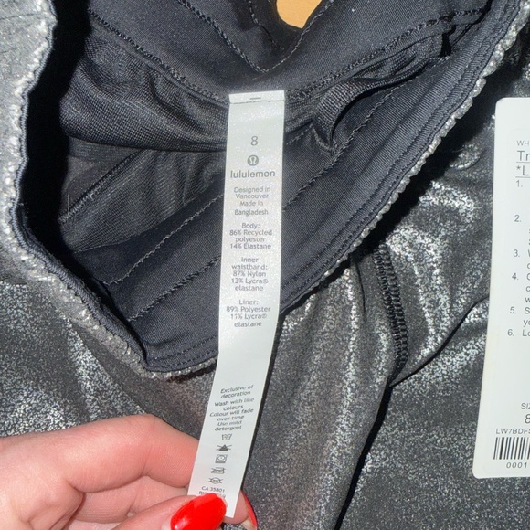 Lululemon Athletica Metallic Gray Shorts - Picture 3 of 4